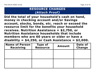 Form FAA-0412A-LP change Report - Large Print - Arizona, Page 12