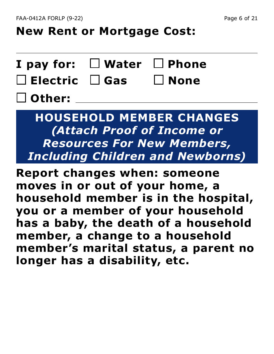 Form FAA-0412A-LP change Report - Large Print - Arizona, Page 6