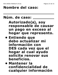 Formulario FAA-1493A-SXLP Solicitud De Representante Autorizado(A) - Letra Extra Grande - Arizona (Spanish), Page 23
