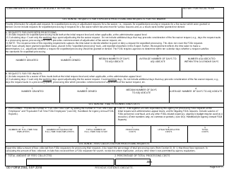 DD Form 2564 Annual Freedom of Information Act Report, Page 6