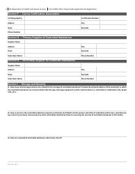 Form DHHS225-E Dog Handler Application for Registration - North Carolina, Page 3