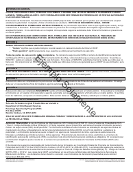 Formulario DCSS0909 SPA Declaracion Voluntaria De Paternidad (Vdop) - Sample - California (Spanish), Page 2