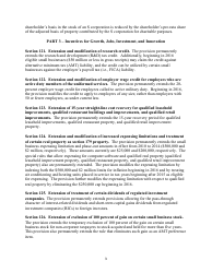 Section-By-Section Summary of the Proposed &quot;protecting Americans From Tax Hikes Act of 2015&quot;, Page 3