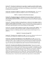 Section-By-Section Summary of the Proposed &quot;protecting Americans From Tax Hikes Act of 2015&quot;, Page 4