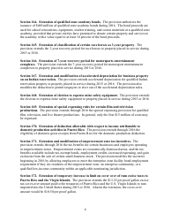 Section-By-Section Summary of the Proposed &quot;protecting Americans From Tax Hikes Act of 2015&quot;, Page 6