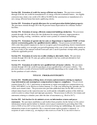 Section-By-Section Summary of the Proposed &quot;protecting Americans From Tax Hikes Act of 2015&quot;, Page 8
