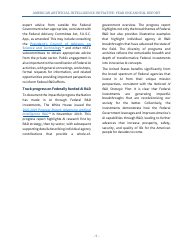American Artificial Intelligence Initiative: Year One Annual Report, Page 15