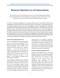 American Artificial Intelligence Initiative: Year One Annual Report, Page 19