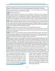 American Artificial Intelligence Initiative: Year One Annual Report, Page 25