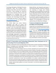 American Artificial Intelligence Initiative: Year One Annual Report, Page 27