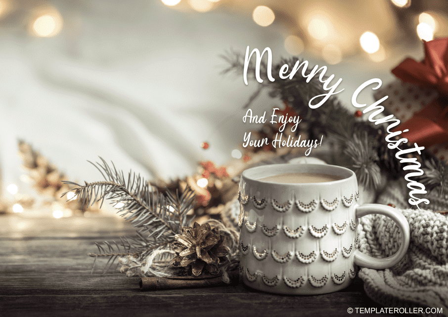 Christmas Card Template - Warm Atmosphere