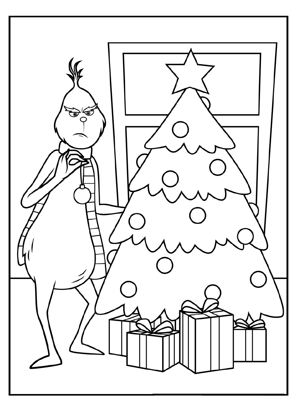 Grinch Coloring Pages - A Fun and Festive Activity for Kids
