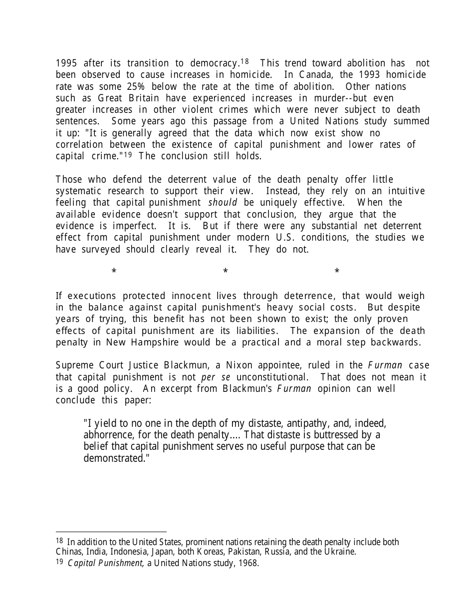 Does Capital Punishment Deter Murder? a Brief Look at the Evidence - John Lamperti, Page 10