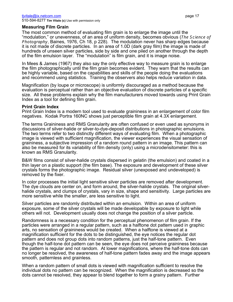Film Grain, Resolution and Fundamental Film Particles - Version 20, Page 17