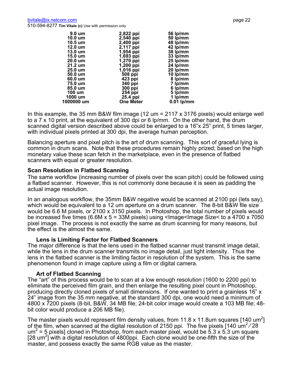 Film Grain, Resolution and Fundamental Film Particles - Version 20, Page 22