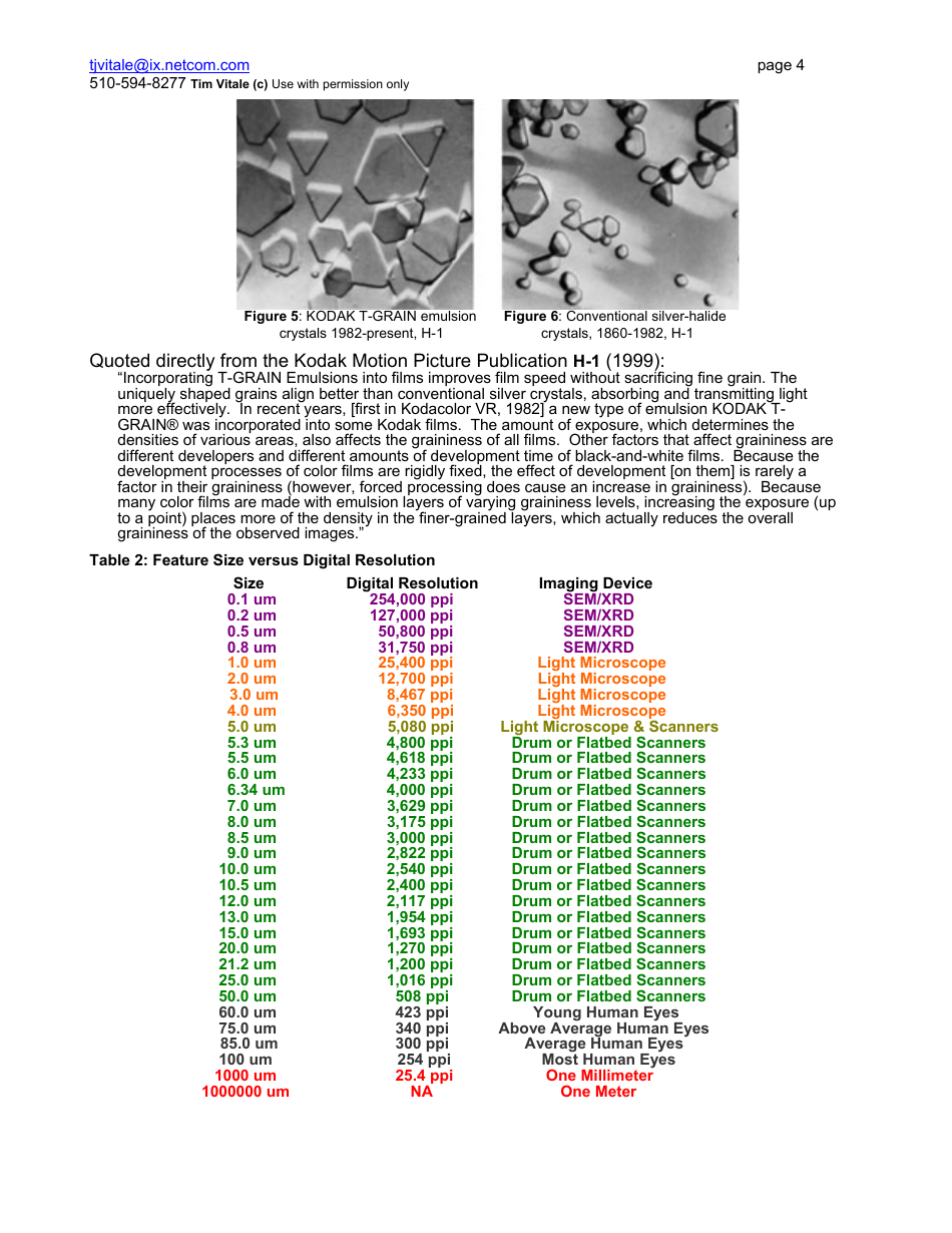 Film Grain, Resolution and Fundamental Film Particles - Version 20, Page 4