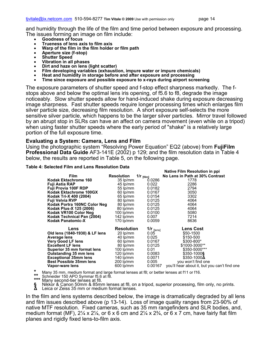 Film Grain, Resolution and Fundamental Film Particles - Version 24, Page 14