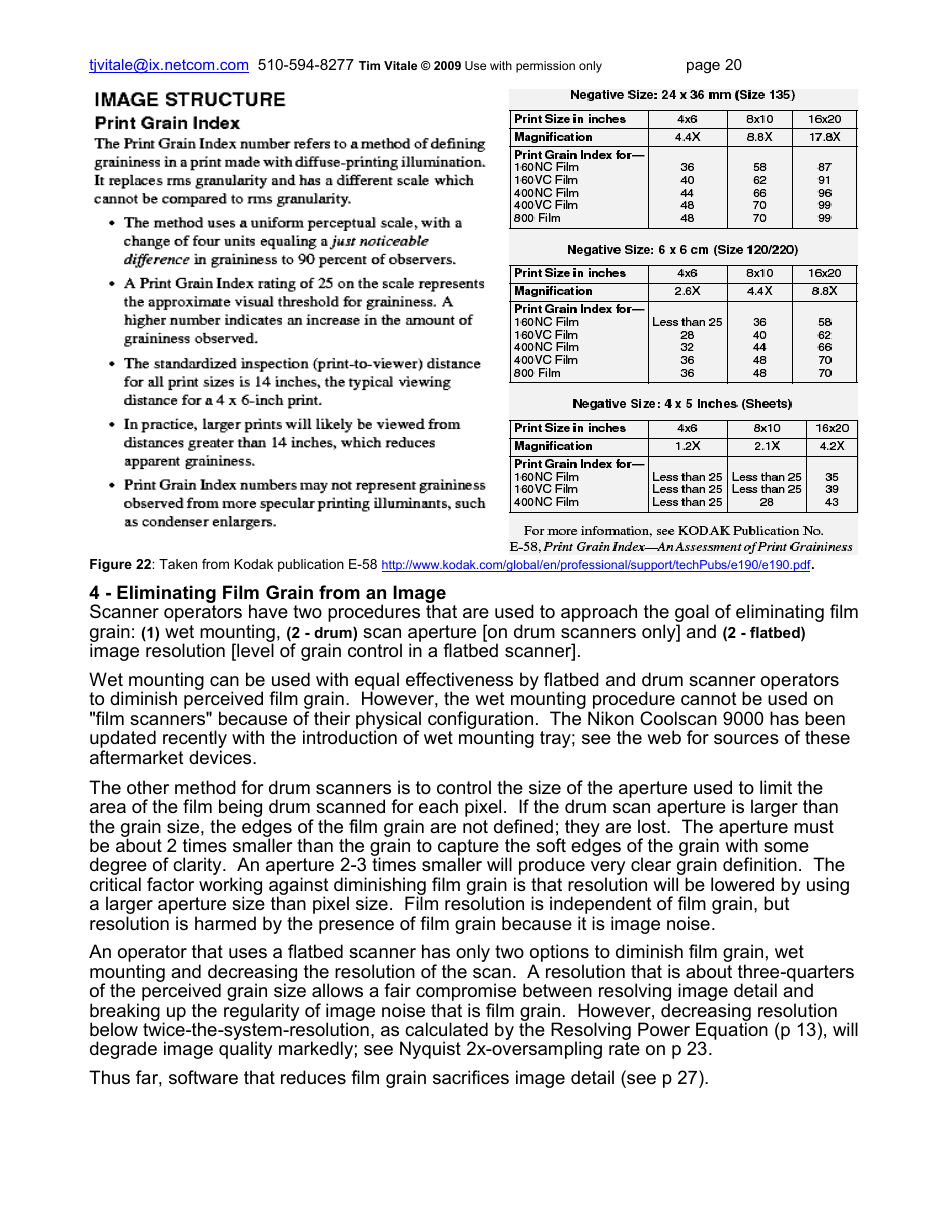 Film Grain, Resolution and Fundamental Film Particles - Version 24, Page 20