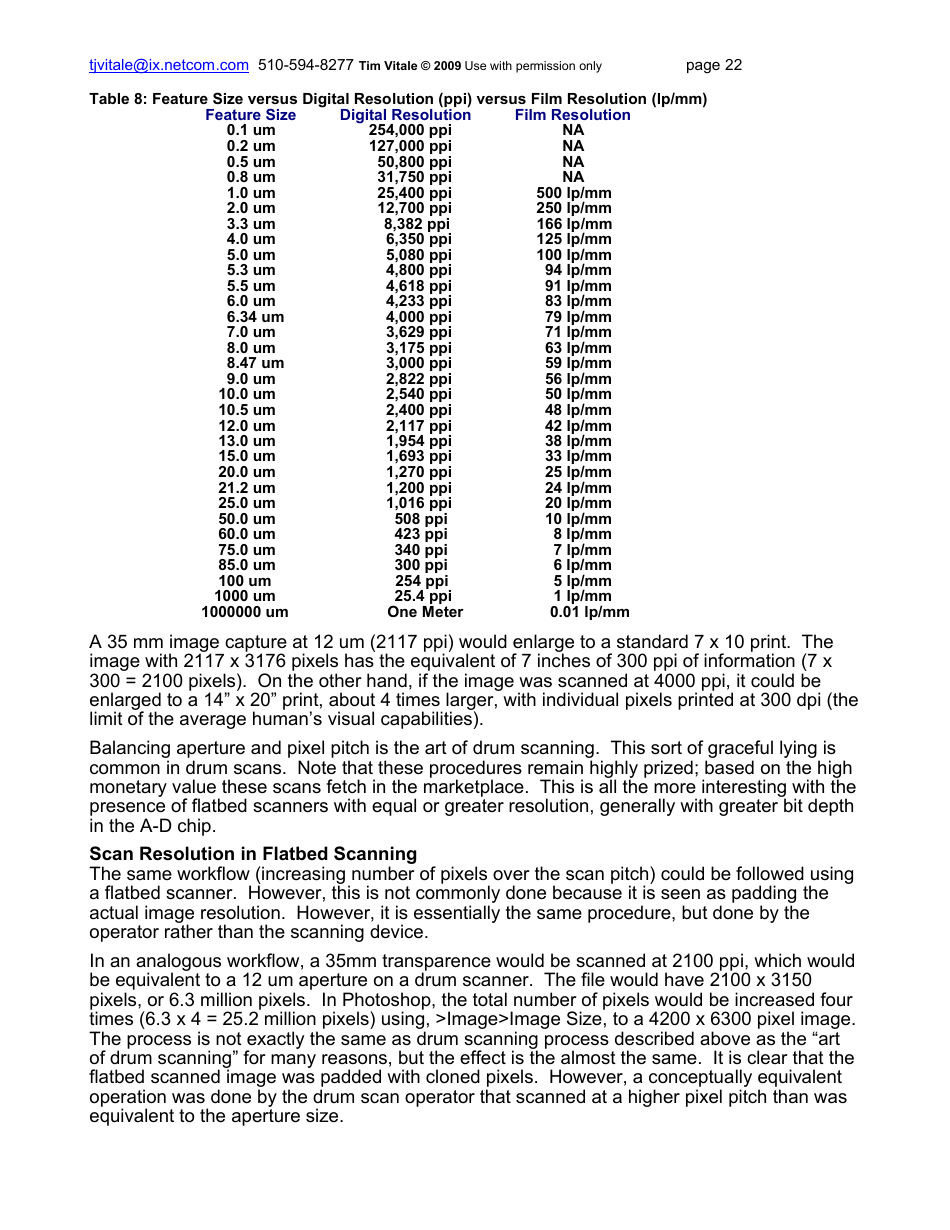 Film Grain, Resolution and Fundamental Film Particles - Version 24, Page 22