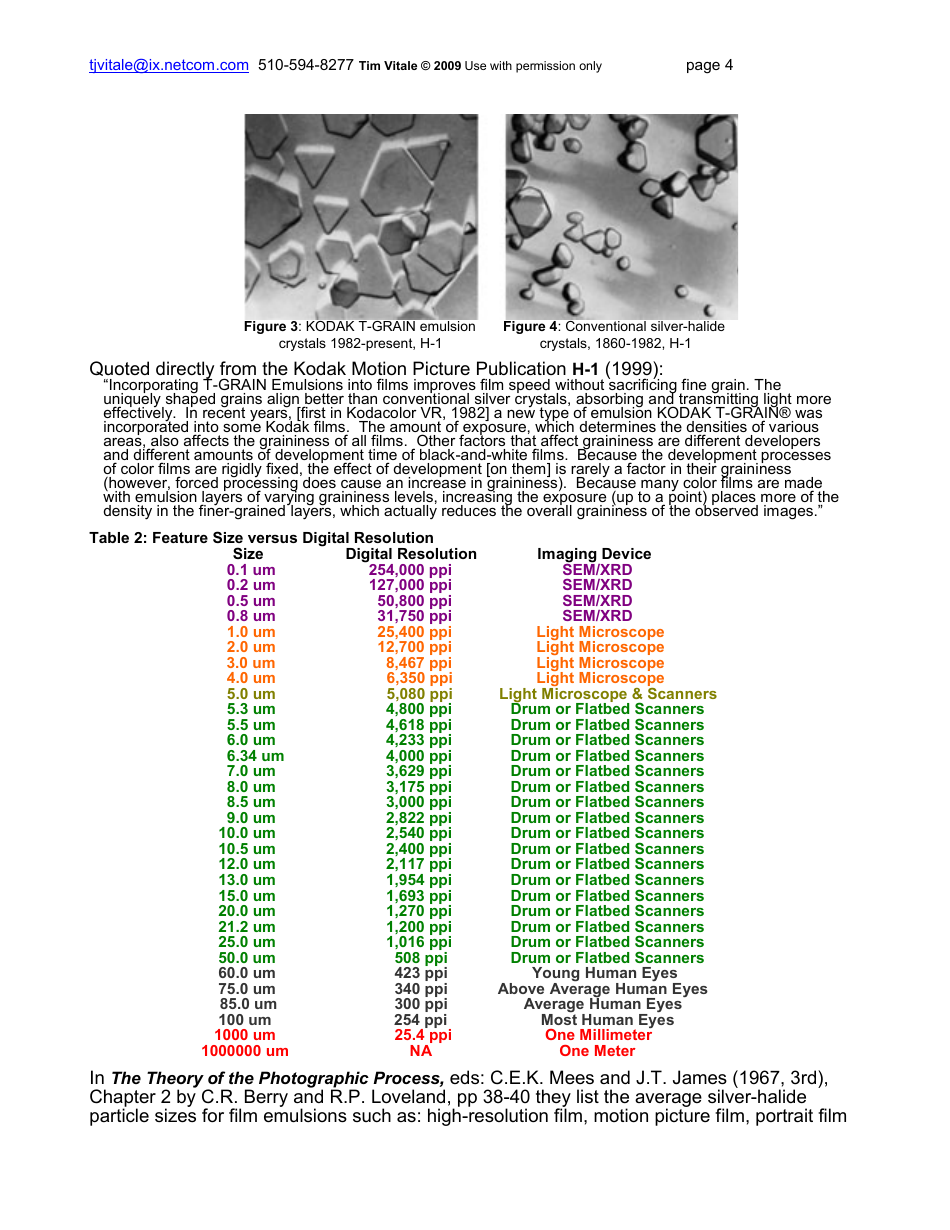 Film Grain, Resolution and Fundamental Film Particles - Version 24, Page 4