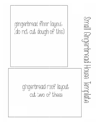 Document preview: Gingerbread House Template - Floor