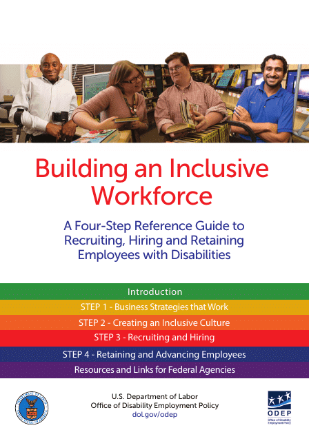 Building an Inclusive Workforce: a Four-Step Reference Guide to Recruiting, Hiring and Retaining Employees With Disabilities Download Pdf