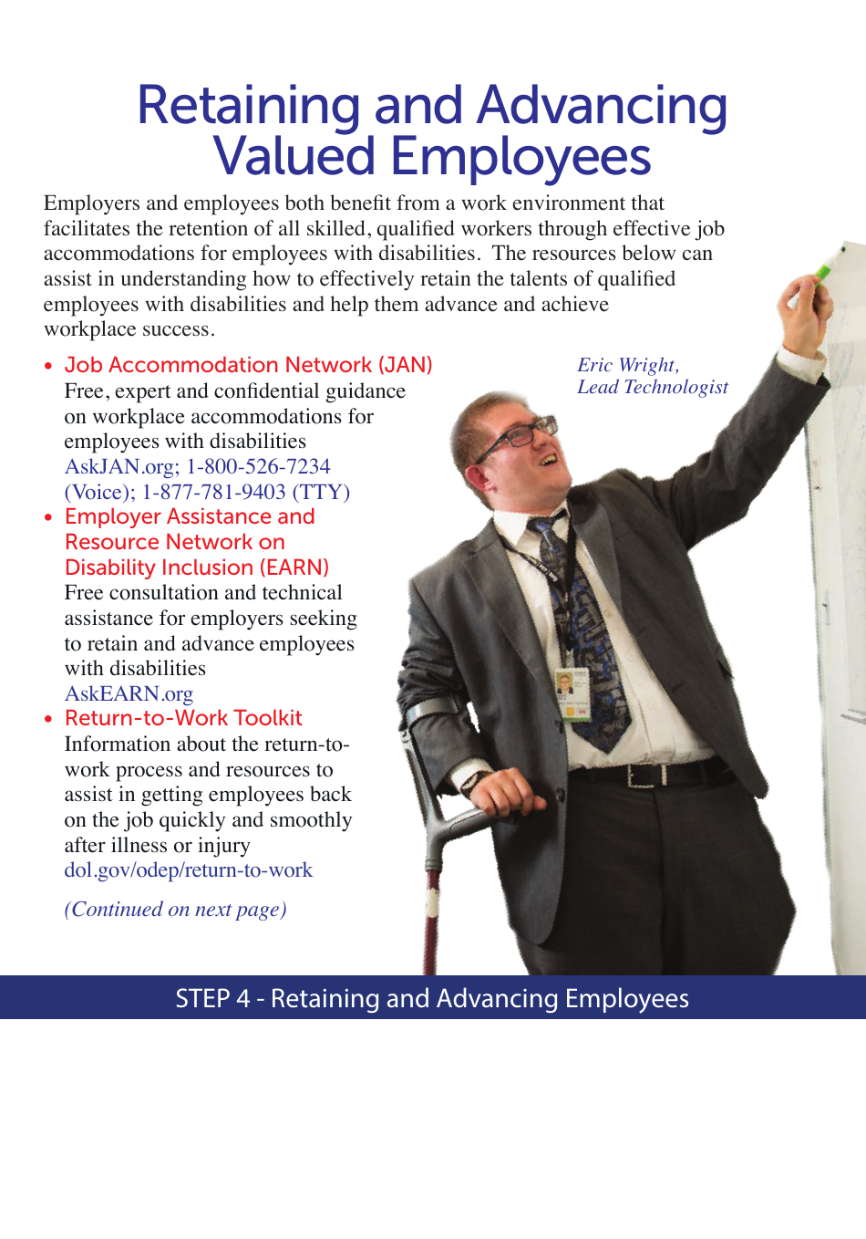 Building an Inclusive Workforce: a Four-Step Reference Guide to Recruiting, Hiring and Retaining Employees With Disabilities, Page 12