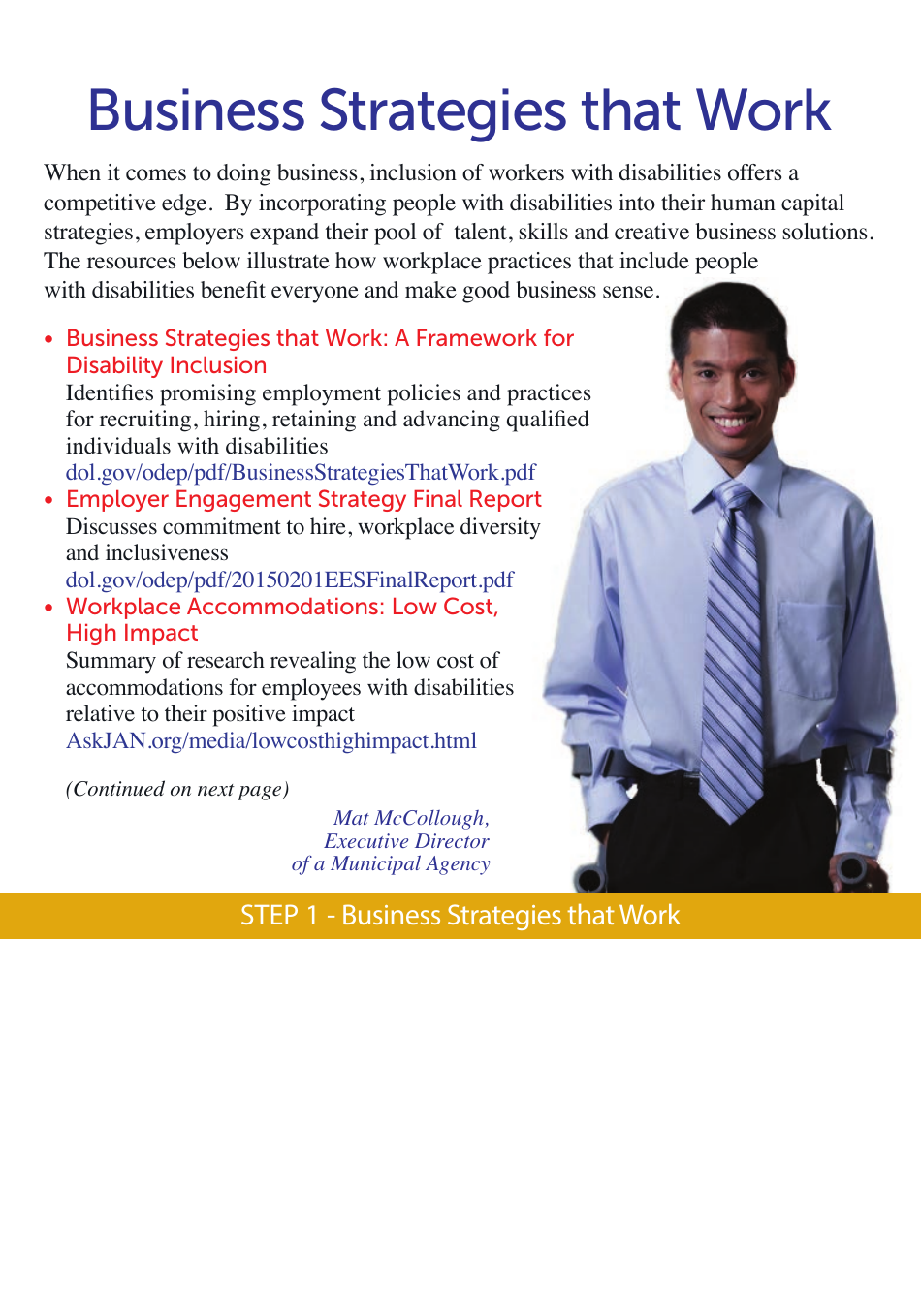Building an Inclusive Workforce: a Four-Step Reference Guide to Recruiting, Hiring and Retaining Employees With Disabilities, Page 4