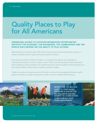 The Outdoor Recreation Economy: Take It Outside for American Jobs and a Strong Economy, Page 12