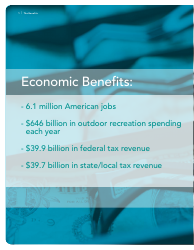 The Outdoor Recreation Economy: Take It Outside for American Jobs and a Strong Economy, Page 2