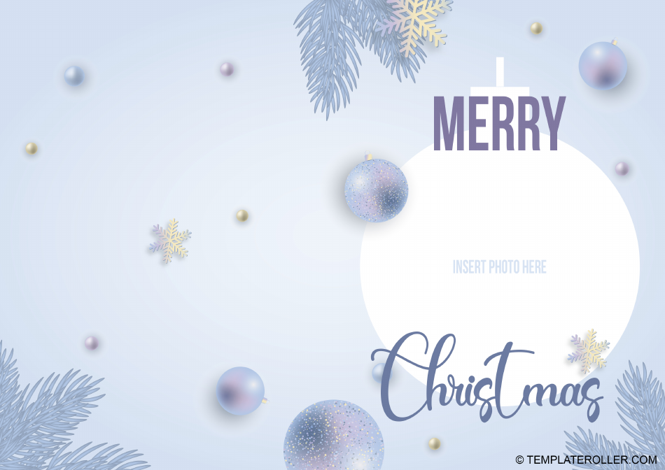 Christmas Photo Card Download Printable PDF Templateroller