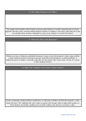 Home Appraisal Checklist, Page 4