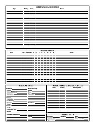 Shadowrun 3.1 Character Sheets, Page 13