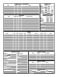 Shadowrun 3.1 Character Sheets, Page 14
