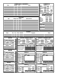 Shadowrun 3.1 Character Sheets, Page 19
