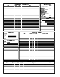 Shadowrun 3.1 Character Sheets, Page 26