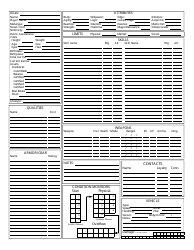 Shadowrun 5th Edition Character Sheets, Page 10