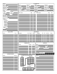 Shadowrun 5th Edition Character Sheets, Page 12