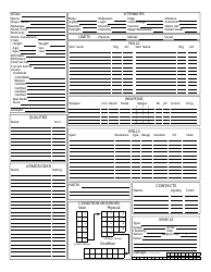 Shadowrun 5th Edition Character Sheets, Page 13