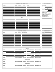 Shadowrun 5th Edition Character Sheets, Page 18