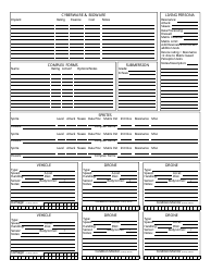 Shadowrun 5th Edition Character Sheets, Page 19