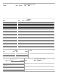 Shadowrun 5th Edition Character Sheets, Page 22