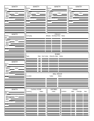 Shadowrun 5th Edition Character Sheets, Page 32