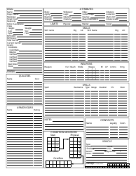 Shadowrun 5th Edition Character Sheets, Page 7