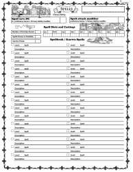 Dungeon &amp; Dragons 5e Player Character Record Sheet, Page 3