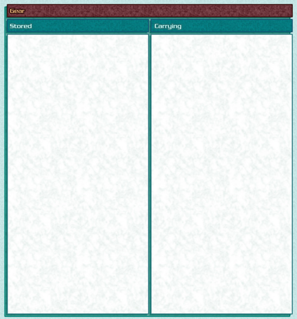 Shadowrun 4th Edition Character Sheet, Page 26