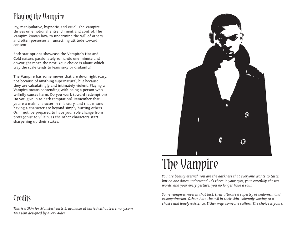 Monsterhearts 2 Character Sheets, Page 17