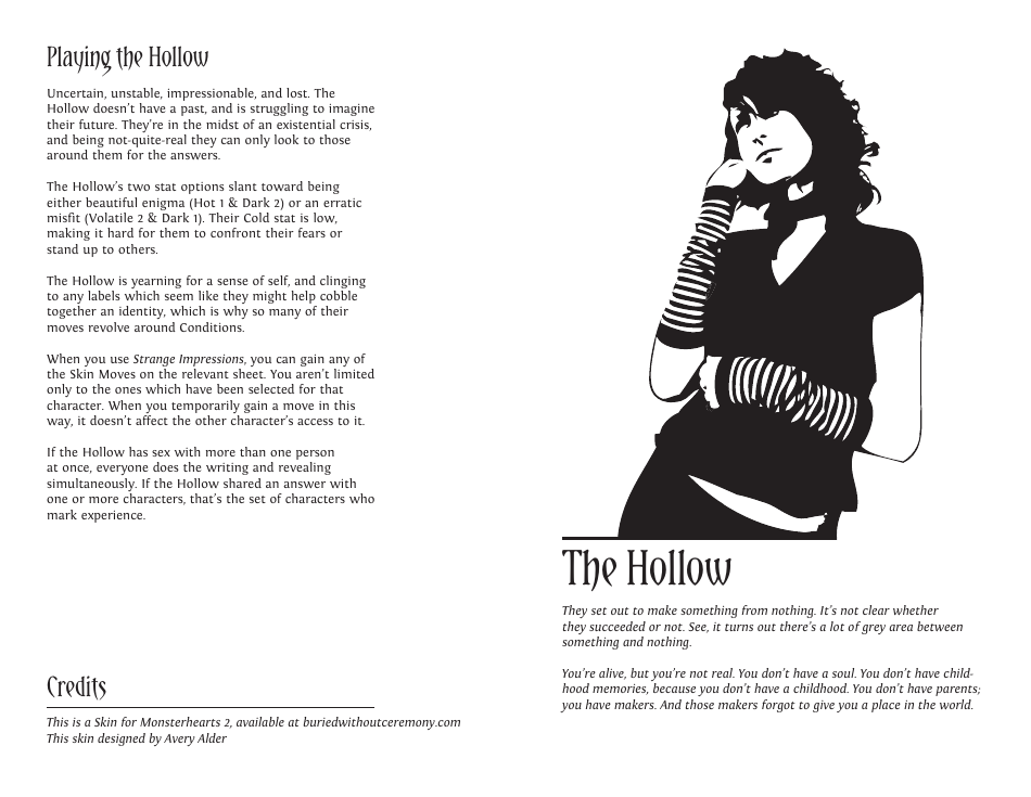 Monsterhearts 2 Character Sheets, Page 9