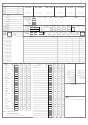 Document preview: D&d Spellcaster Character Sheet
