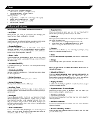 Dungeon Planet Character Sheets, Page 6
